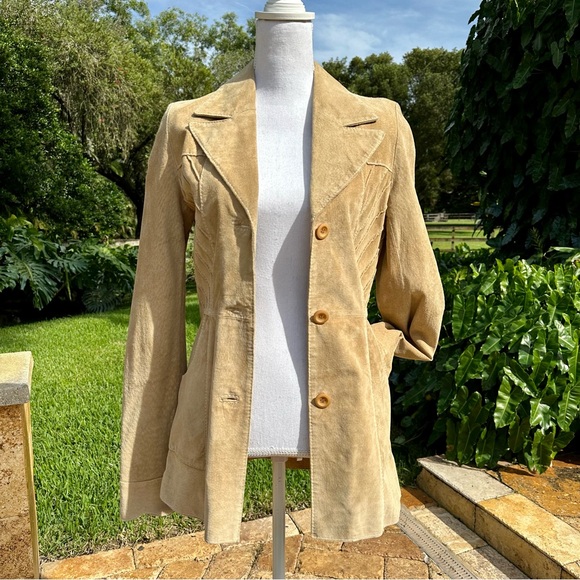 Arden B Leather Suede Jacket - Picture 4 of 9